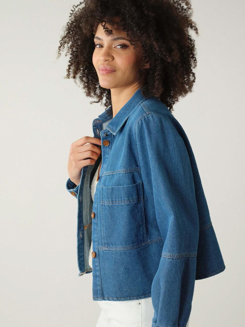 Veste en jean pour femme 'Deeluxe' - Bleu