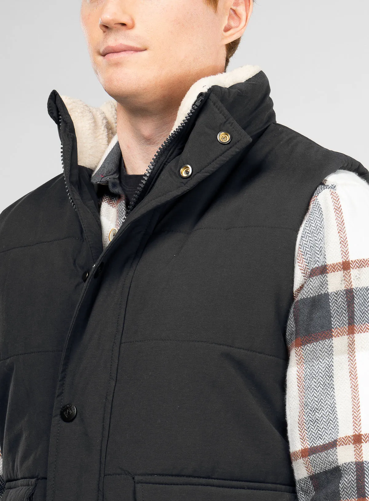 Veste 'Kelso' rembourrée avec doublure sherpa