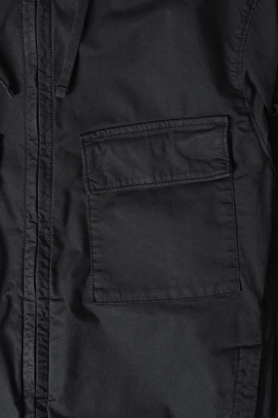 VESTE SUPIMA COTTON TWILL STRECH-TC NOIR