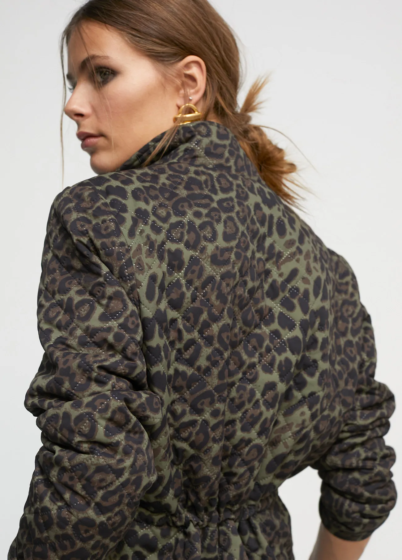 Veste à motif imprimé animal