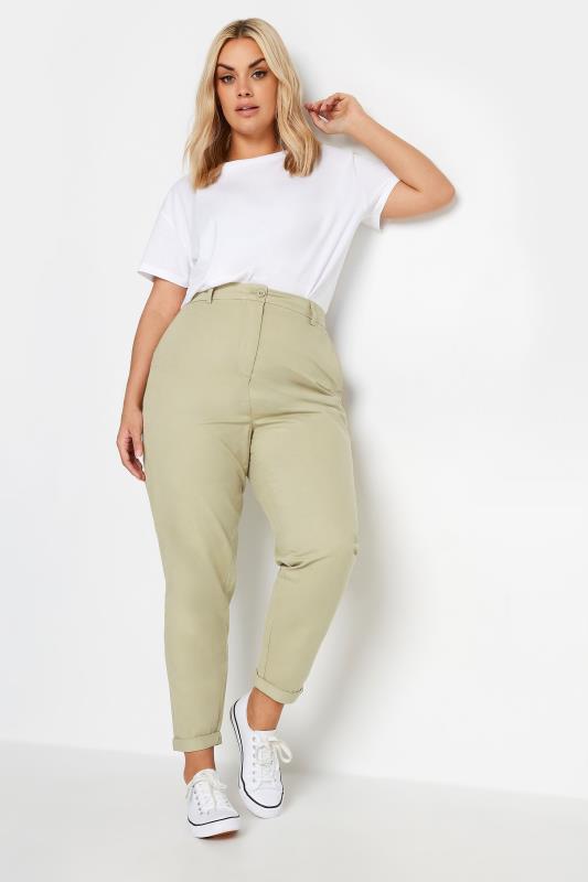 YOURS - Pantalon Chino Beige Coupe Droite