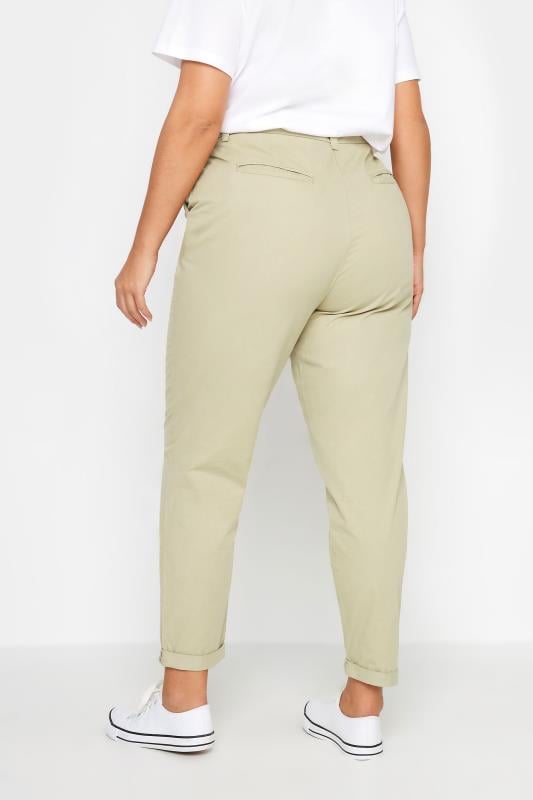 YOURS - Pantalon Chino Beige Coupe Droite