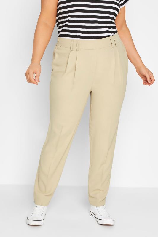 YOURS - Pantalon Coupe Droite Beige